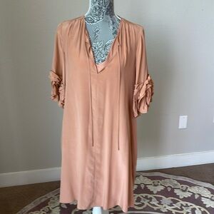 Dress size 38.Fits S/M.great condition. Brand See By Chloe color-dusty nude/pink